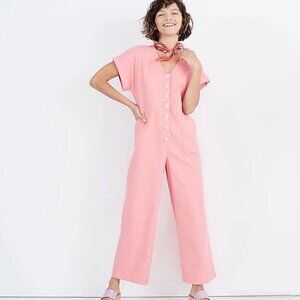 Madewell Pink Jumpsuit